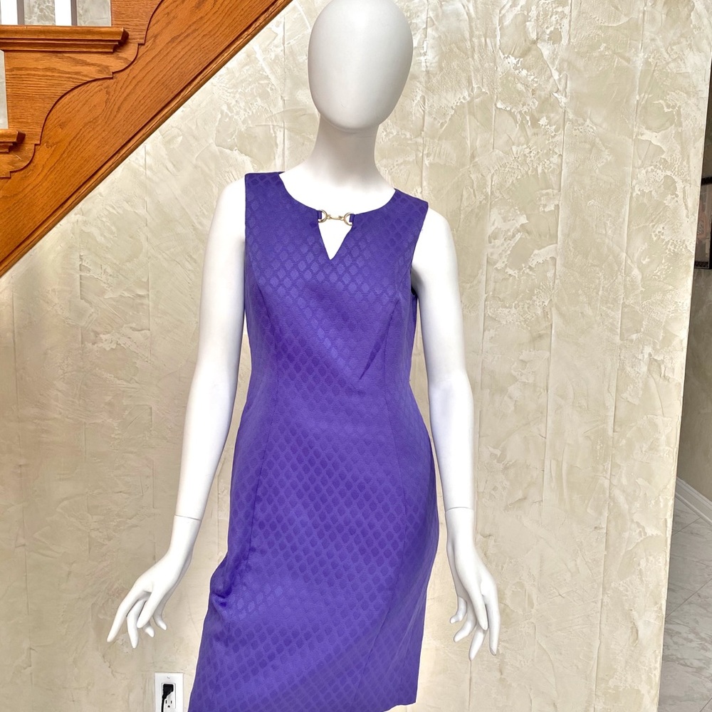 Black Label by Evan-Picone Purple Dress